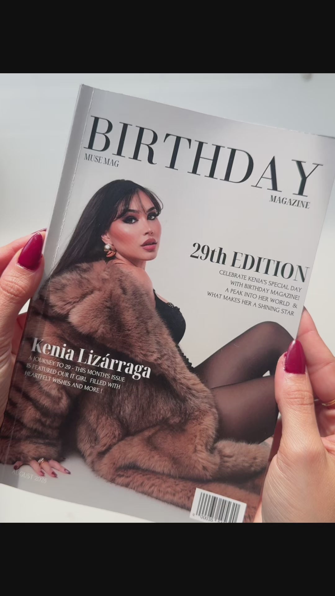 Birthday Magazine Template