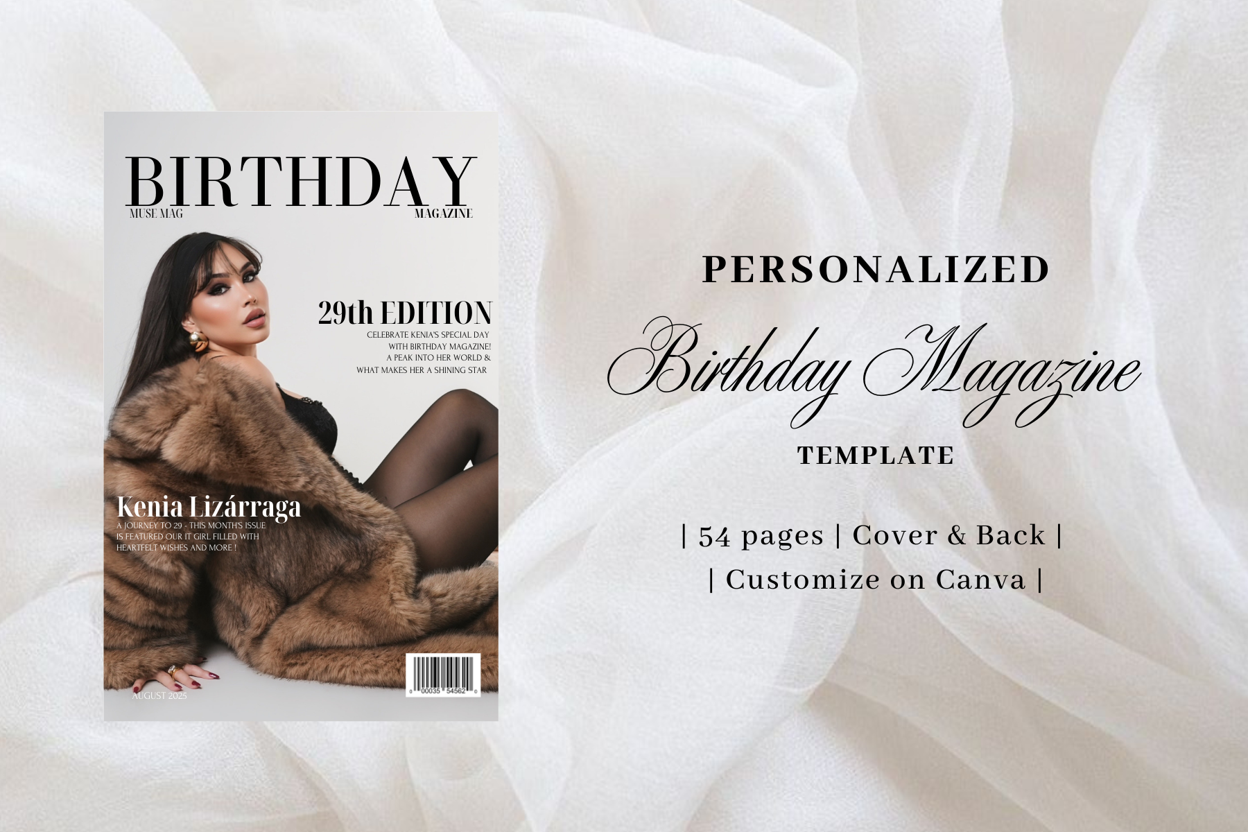 Birthday Magazine Template